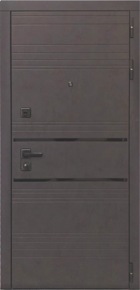 Входная дверь ДвериПРО L-43 Фараон-2 (16мм, светлый мореный дуб) DPRO197046 внешняя сторона