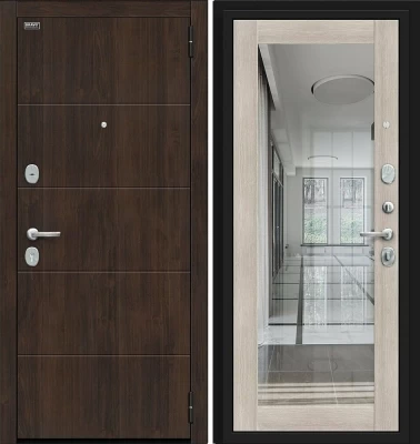 Дверь Браво Флэт Kale Almon/Cappuccino Veralinga